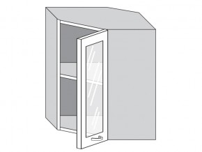 1.60.3у Шкаф настенный (h=720) угловой на 600мм со стекл. дверцей в Михайловске - mihajlovsk.магазин96.com | фото