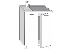 2.60.2мн Шкаф-стол на 600мм под накладную мойку с 2-мя дверцами в Михайловске - mihajlovsk.магазин96.com | фото