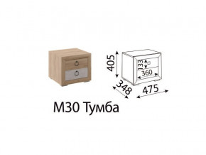 М30 Тумба прикроватная в Михайловске - mihajlovsk.магазин96.com | фото