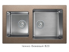 Мойка комбинированная Tolero twist TTS-840 Темно-бежевый 823 в Михайловске - mihajlovsk.магазин96.com | фото