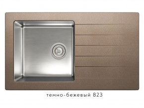 Мойка комбинированная Tolero twist TTS-860 Темно-бежевый 82 в Михайловске - mihajlovsk.магазин96.com | фото