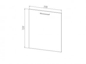 П 60 Комплект для посудомоечной машины 600 мм (цоколь + фасад) ЛДСП в Михайловске - mihajlovsk.магазин96.com | фото