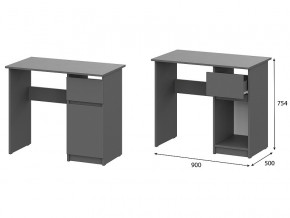 Стол письменный 900 Денвер Графит серый в Михайловске - mihajlovsk.магазин96.com | фото